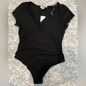 PLANET GOLD black bodysuit
